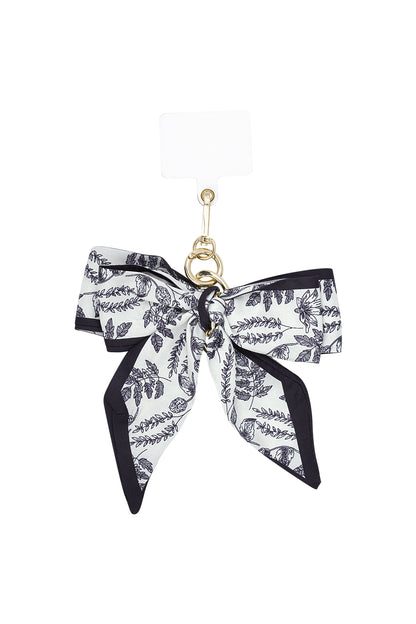 phone cord bow perfection-beige 