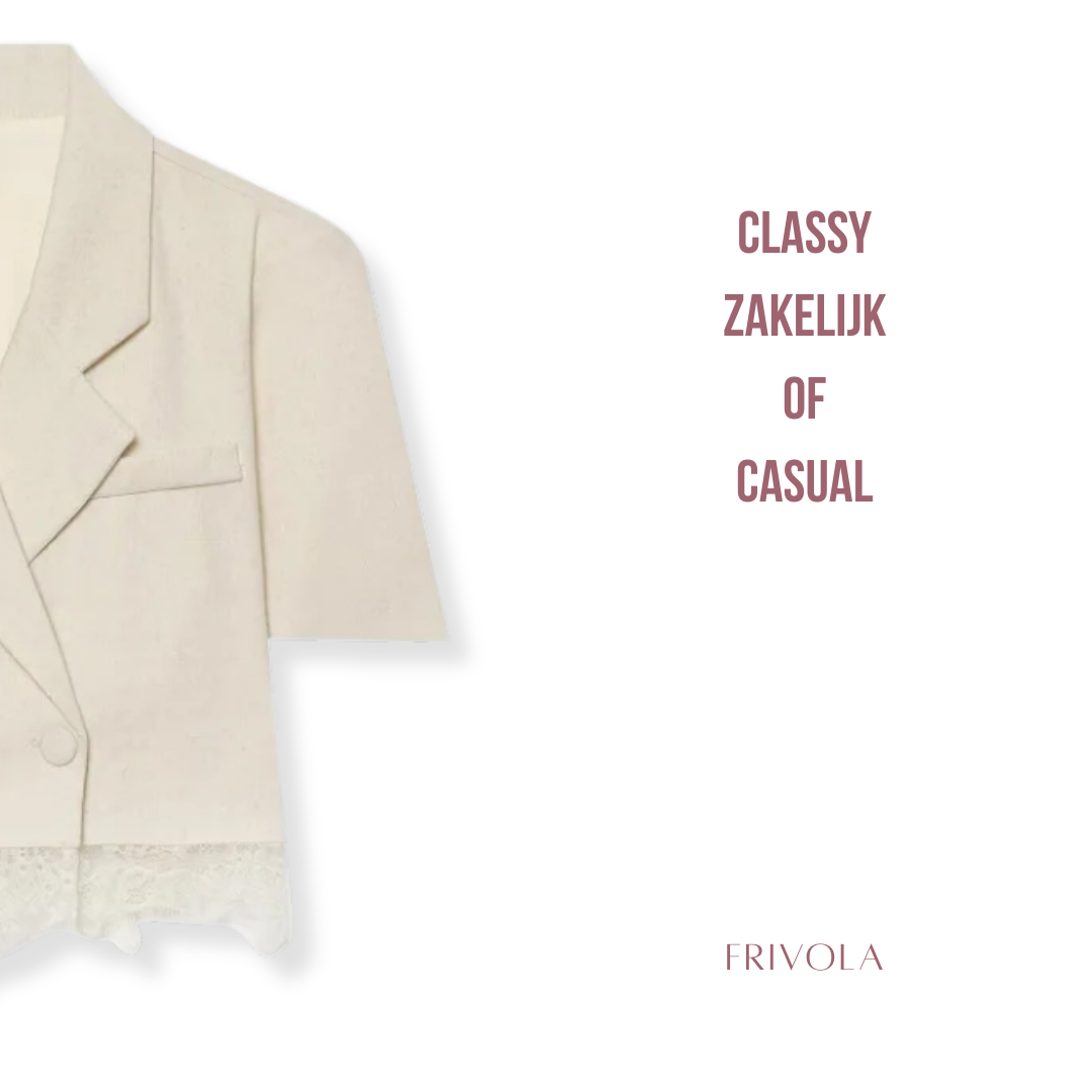 Classy korte Blazer