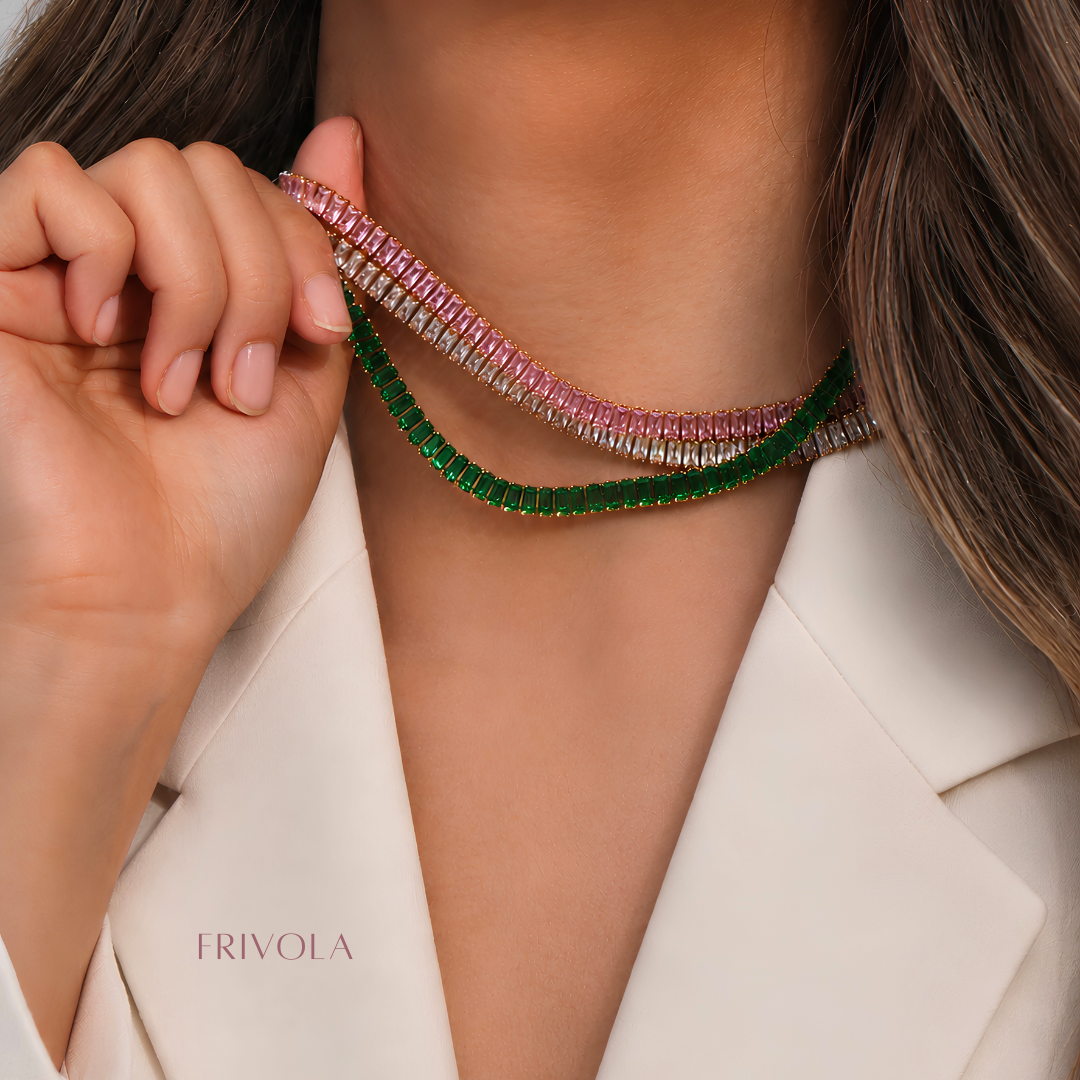 The Élodie Tennis Choker Necklace