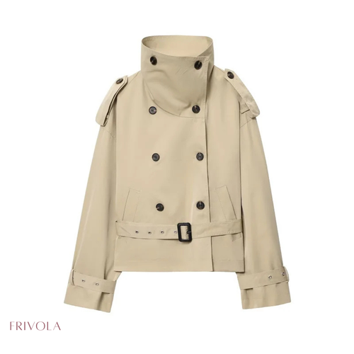 Sienna Cropped Trench Jacket