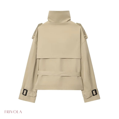 Sienna Cropped Trench Jacket