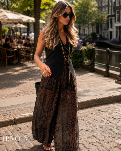 Wild Boheme - Semi transparante ballon Harem broek