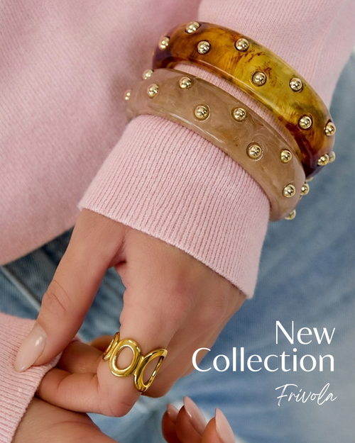 Bossy Bold Studs Bangle Armband