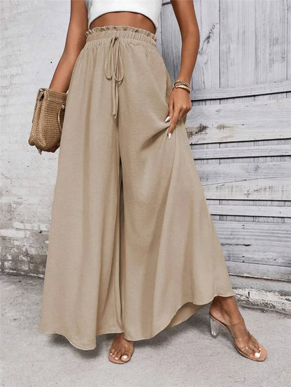 High Waist A-Lijn Pantalon