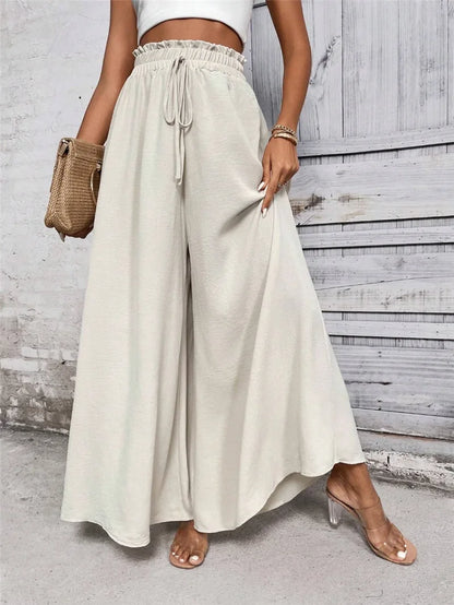 High Waist A-Lijn Pantalon